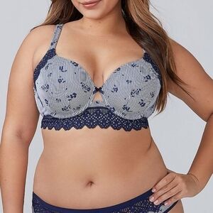 Cacique Longline Lace Lightly Lined T-Shirt Bra